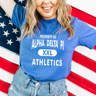 Alpha Delta Pi Property Of Athletics T-Shirt