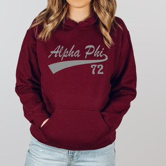 Alpha Phi Tail Hooded Sweatshirts