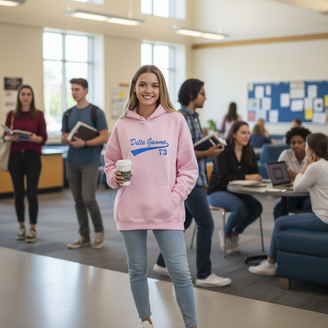 Delta Gamma Tail Hooded Sweatshirts