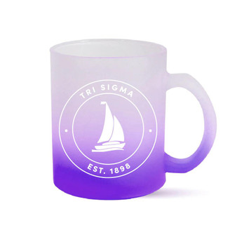  Sigma Sigma Sigma Ombre Glass Mugs 