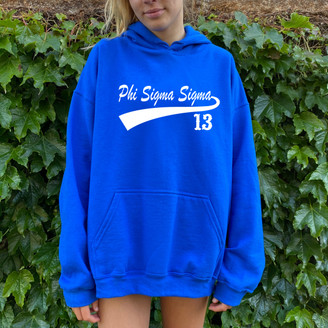 Phi Sigma Sigma Tail Hooded Sweatshirts