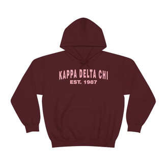 Kappa Delta Chi Established Hooded Sweatshirts