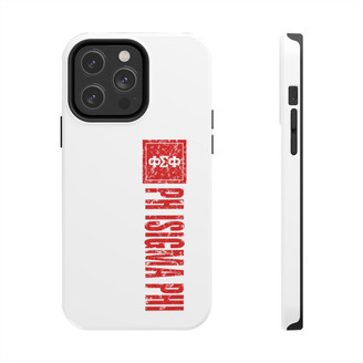  Phi Sigma Phi Vertical Tough Phone Cases, Case-Mate 