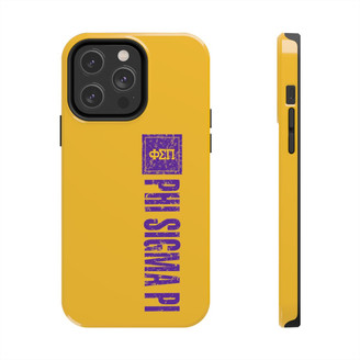  Phi Sigma Pi Vertical Tough Phone Cases, Case-Mate 