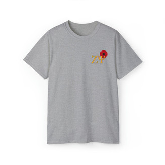  Zeta Psi Remembrance Day - Poppies Tee 