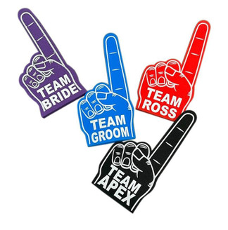 GREEK-CUSTOM Custom Foam Finger Great for Teams & Parties- No Minimums 