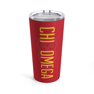 Chi Omega Sorority Tumbler 20oz