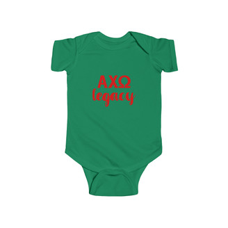 Alpha Chi Omega Legacy Infant Fine Jersey Bodysuit