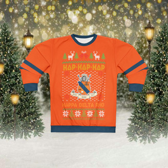  Kappa Delta Rho New Ugly Christmas Sweater Look Crewneck Sweatshirt 