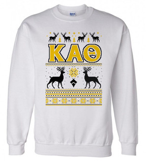  Kappa Alpha Theta Ugly Christmas Sweater Crewneck Sweatshirts 