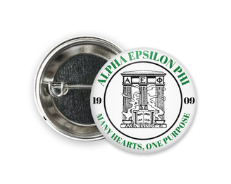 AEPhi Alpha Epsilon Phi Seal  Greek Pinback Sorority  Button