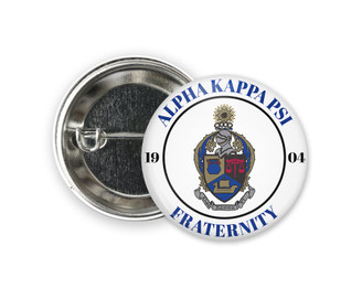 AKPsi Alpha Kappa Psi SealFraternity  Button