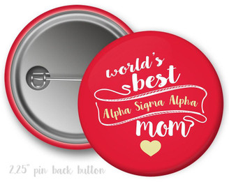  ASA Alpha Sigma Alpha Mom Button 