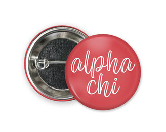  AXO Alpha Chi Omega Kem Button 