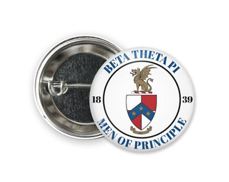  Beta Theta Pi Seal  Greek Pinback  Button 