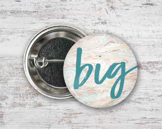 Big Sister Greek Marble  Button Sorority  Button