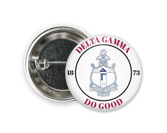  DG Delta Gamma Seal  Greek Pinback Sorority  Button 