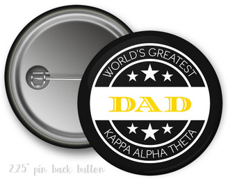 KAO Kappa Alpha Theta Dad Button
