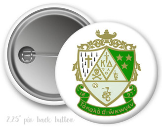  KD Kappa Delta Crest Button 