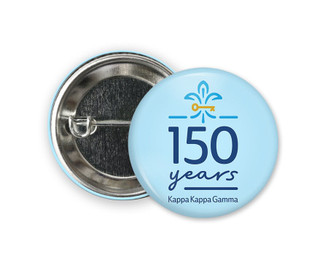 KKG Kappa Kappa Gamma 150 Years  Greek Pinback Sorority  Button