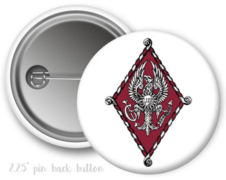  PiPhi Pi Beta Phi Crest Button 