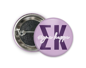 SK Sigma Kappa Beyond  Greek Pinback Sorority  Button