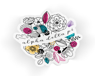 ADPi Alpha Delta Pi Flower Sticker