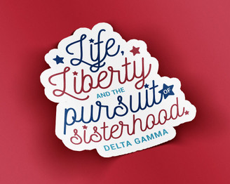 DG Delta Gamma Sisterhood Sticker
