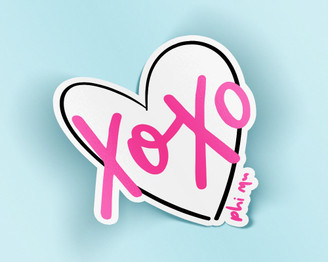 Phi Mu XOXO Sticker