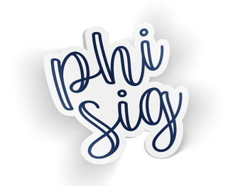PhiSig Phi Sigma Sigma Zem Sticker