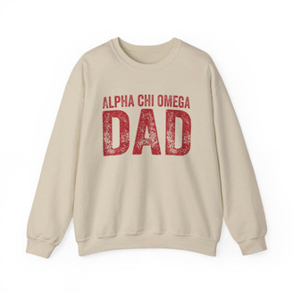  Alpha Chi Omega Dad Crewneck Sweatshirts 