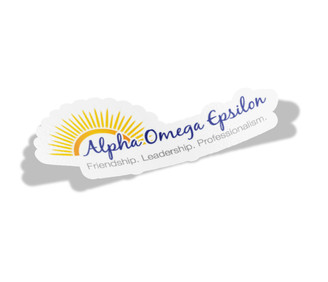 Alpha Omega Epsilon Top Selling Sticker