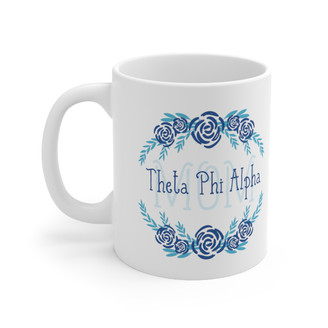 Theta Phi Alpha Floral Mom Coffee Mug
