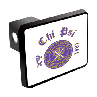 Chi Psi Trailer Hitch Cover Insert