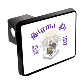 Sigma Pi Trailer Hitch Cover Insert