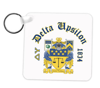 Delta Upsilon Crest Key Chain