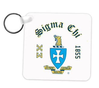 Sigma Chi Crest Key Chain