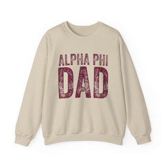  Alpha Phi Dad Crewneck Sweatshirts 