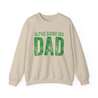  Alpha Sigma Tau Dad Crewneck Sweatshirts 