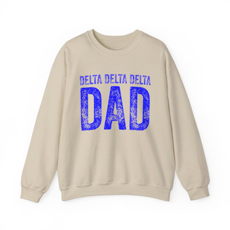 Delta Delta Delta Dad Crewneck Sweatshirts