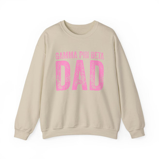 Gamma Phi Beta Dad Crewneck Sweatshirts