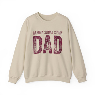 Gamma Sigma Sigma Dad Crewneck Sweatshirts