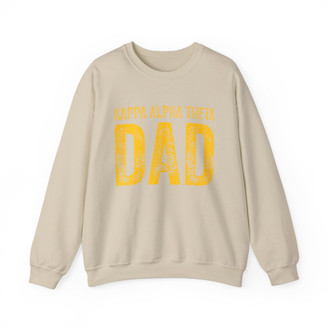 Kappa Alpha Theta Dad Crewneck Sweatshirts