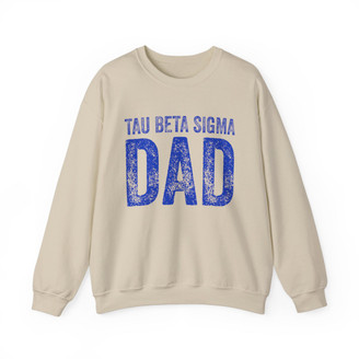 Tau Beta Sigma Dad Crewneck Sweatshirts