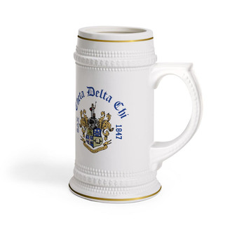  Theta Delta Chi Collectors Crest & Year Ceramic Stein Tankard 