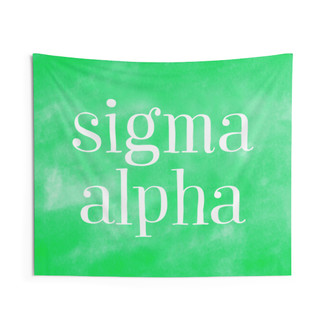 Sigma Alpha Indoor Wall Tapestries