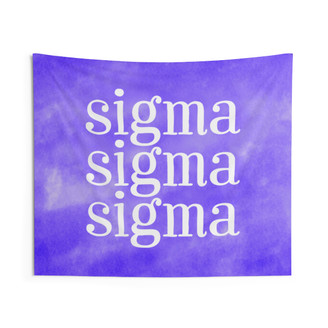 Sigma Sigma Sigma Indoor Wall Tapestries