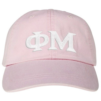 Phi Mu Lettered Premium Pastel Hat