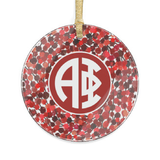 Alpha Phi Wreath Acrylic Ornaments