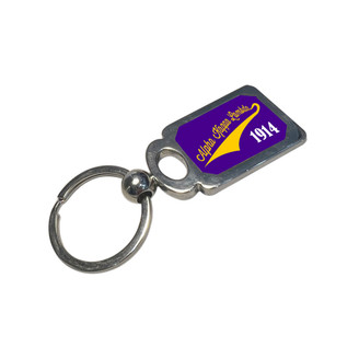 Alpha Kappa Lambda Chrome Tail Key Chain